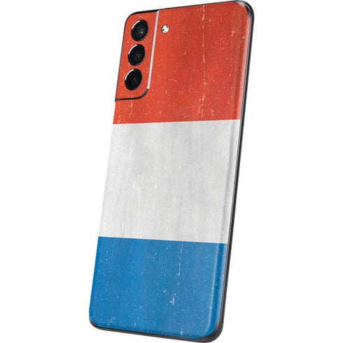 Netherlands Flag Distressed Galaxy S21 Plus 5G Skin